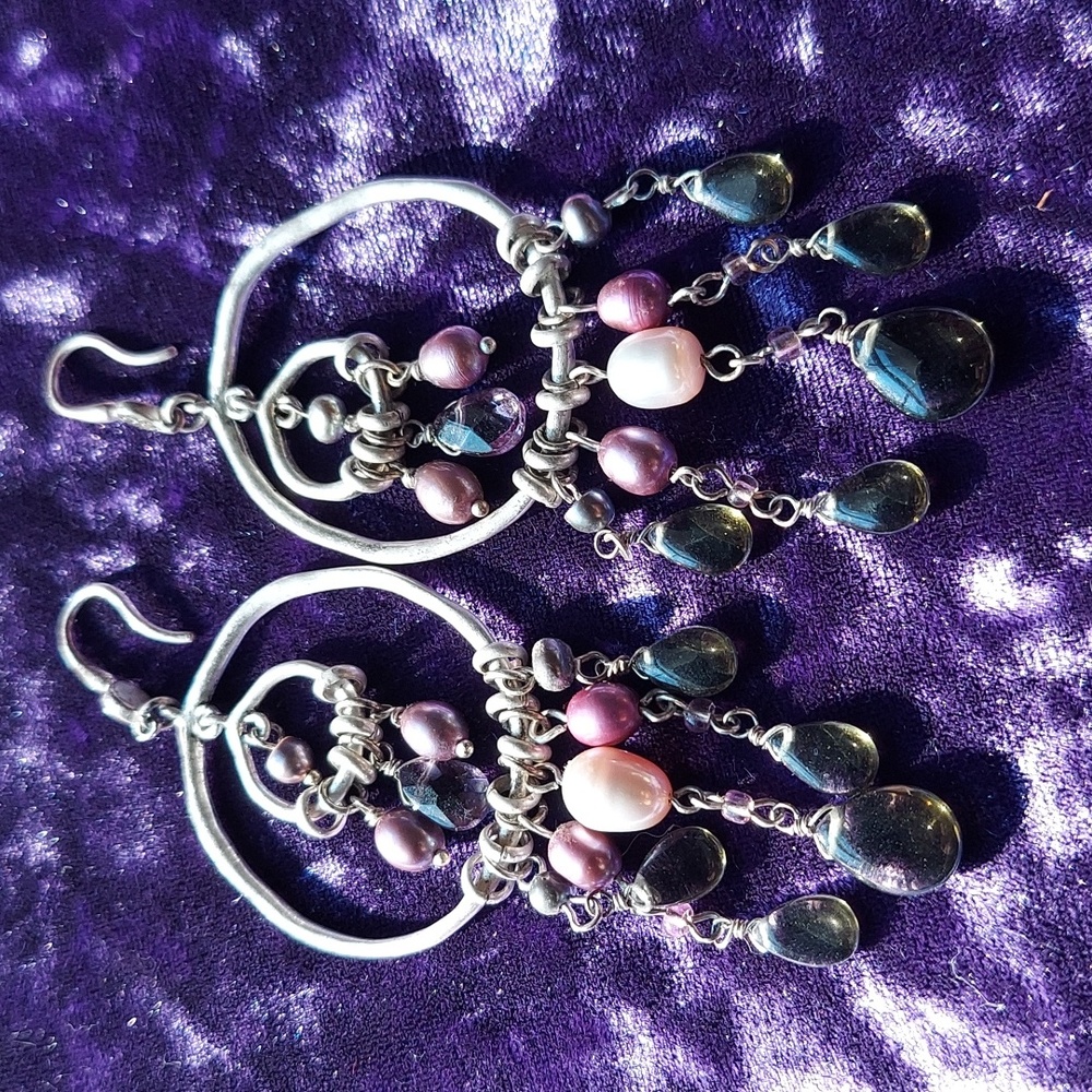 Women's Dangle Earrings - Picture 1 of 5